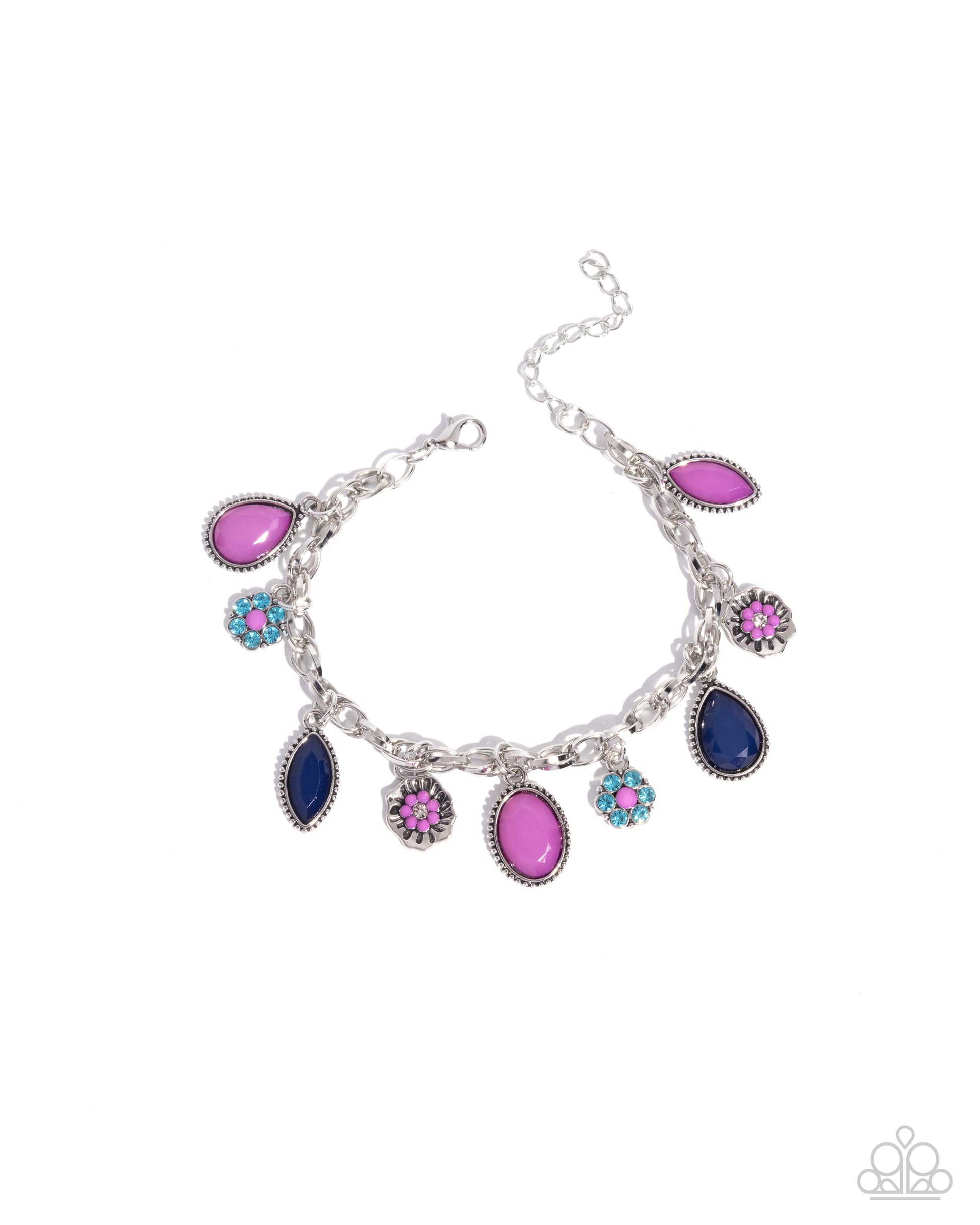 Trim Teardrops - purple - Paparazzi complete set
