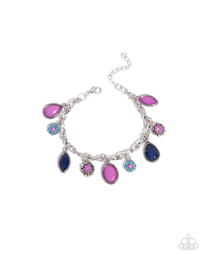 Trim Teardrops - purple - Paparazzi complete set