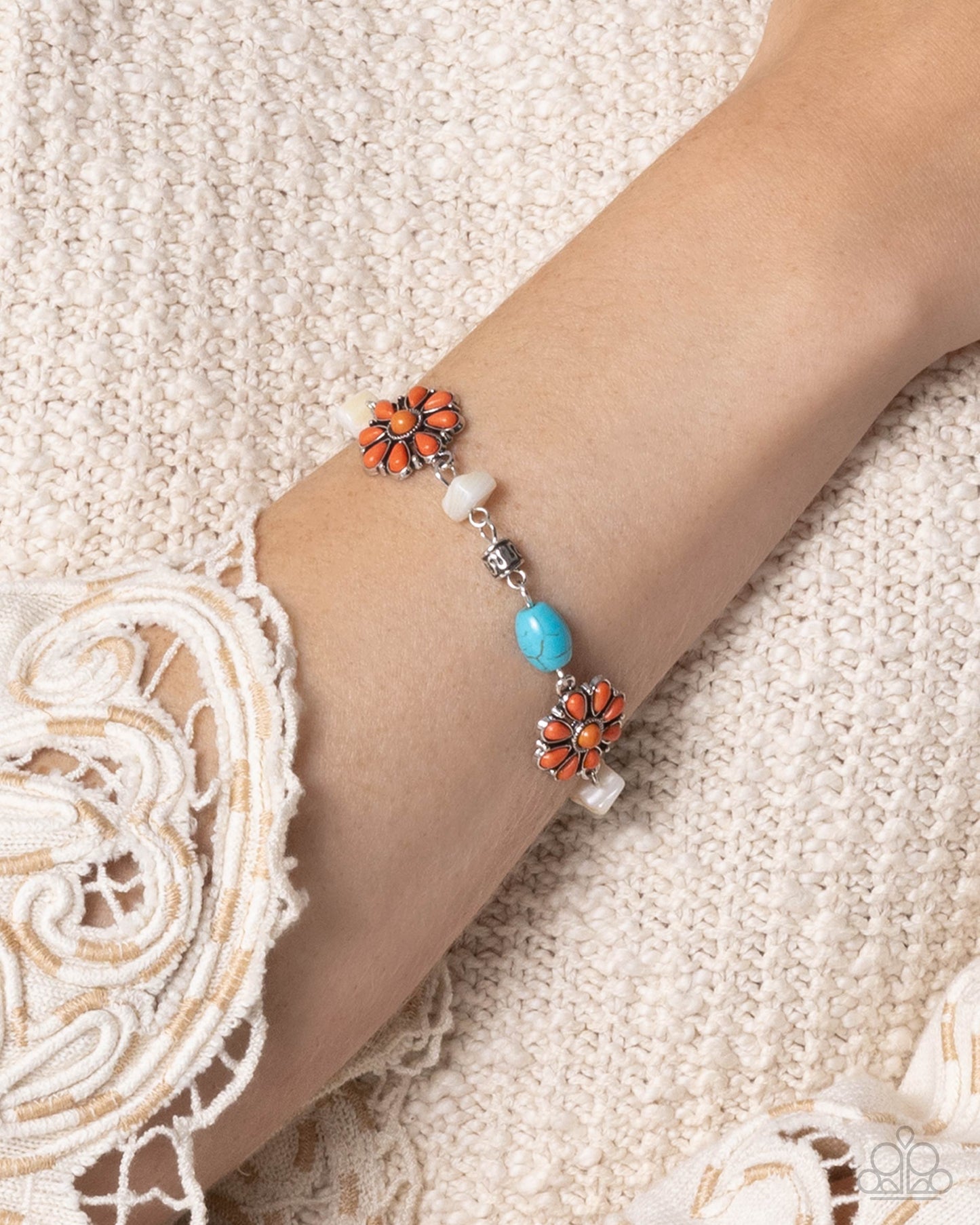 Triumphant Trellis - orange - Paparazzi bracelet