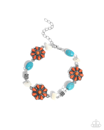 Triumphant Trellis - orange - Paparazzi bracelet