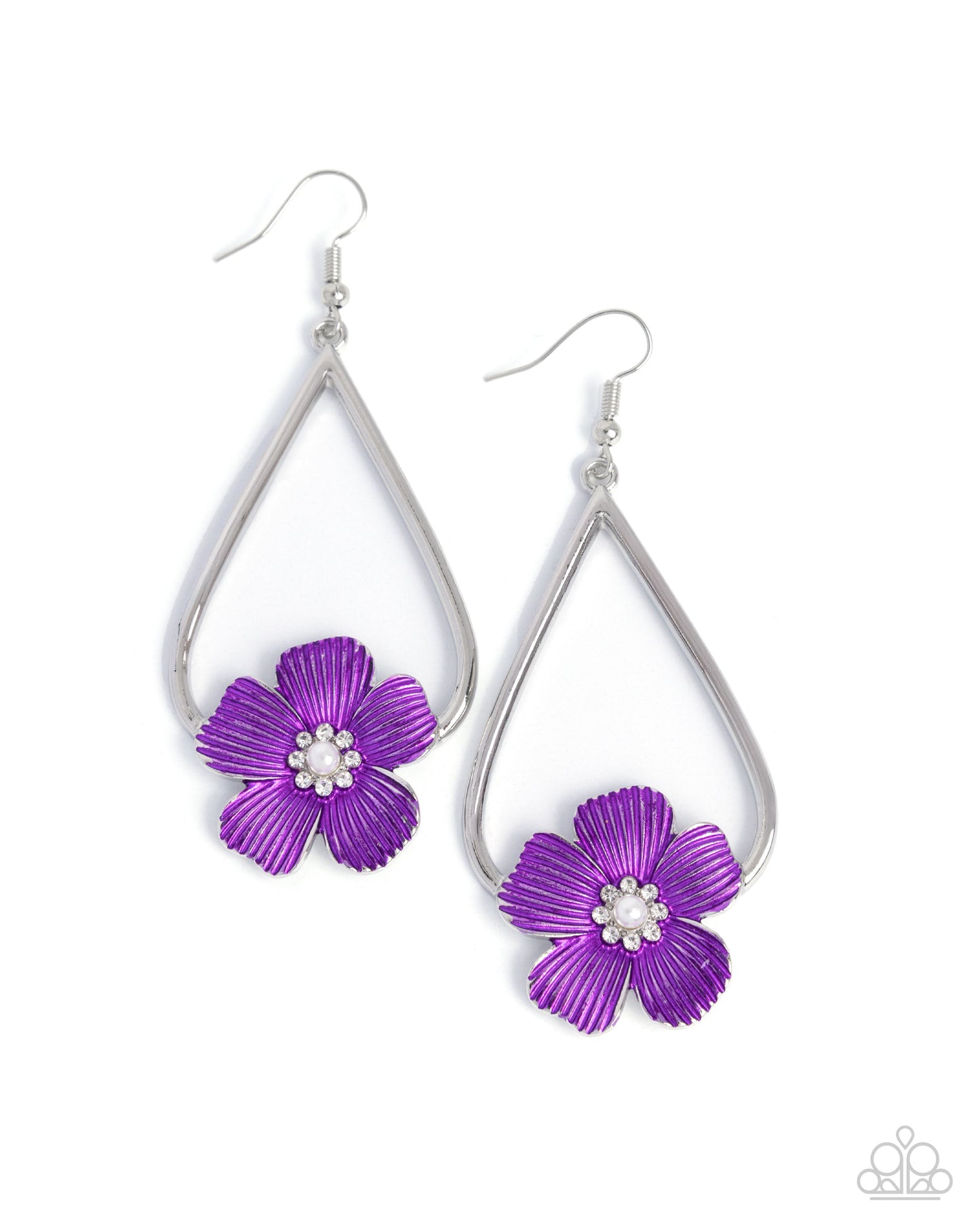 Tropical Teardrop - purple - Paparazzi earrings