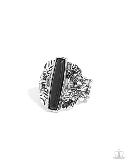 Tropical Theme - black - Paparazzi ring