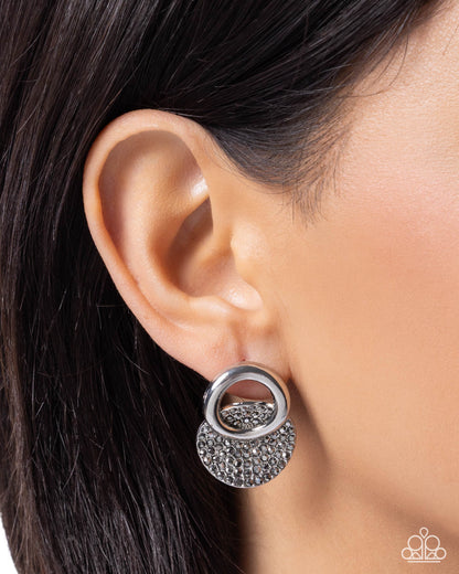 True Twinkle - silver - Paparazzi earrings