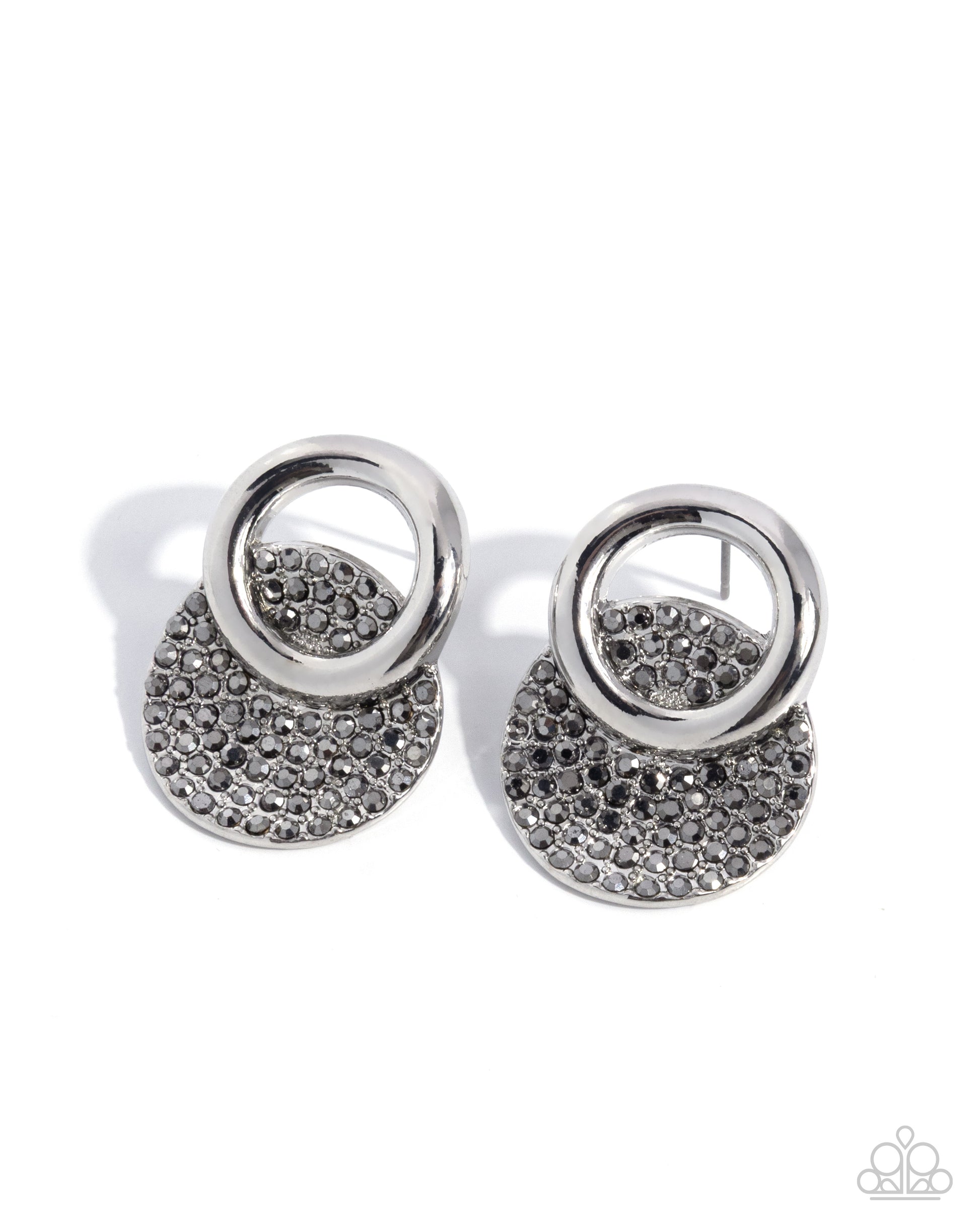 True Twinkle - silver - Paparazzi earrings