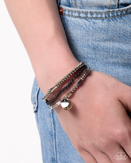 Trusted Timeline - black - Paparazzi bracelet