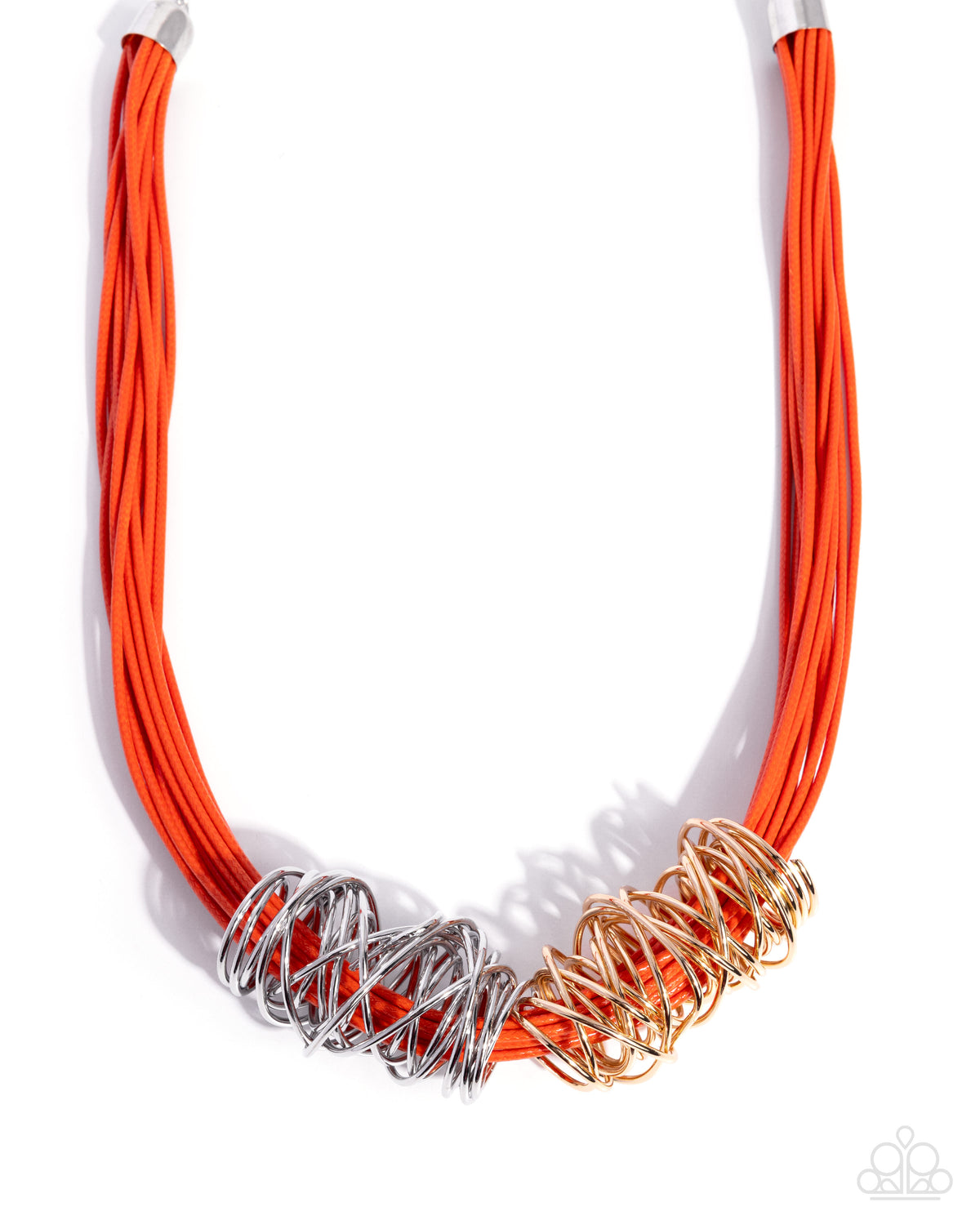 Trusting Tapestry - orange - Paparazzi necklace