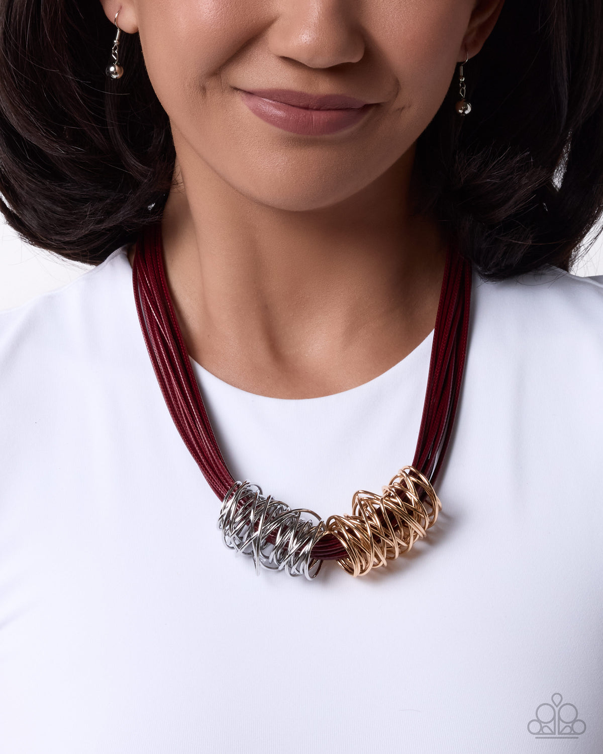 Trusting Tapestry - red - Paparazzi necklace