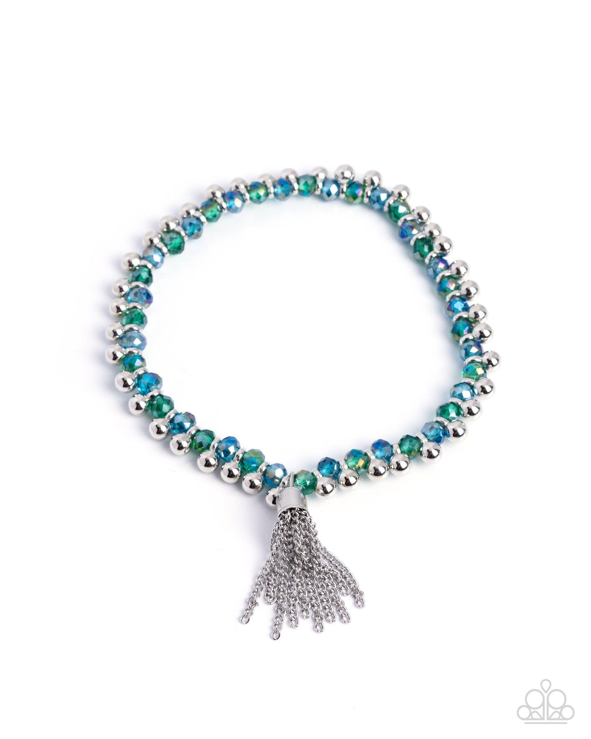 Trustworthy Tassel - green - Paparazzi bracelet