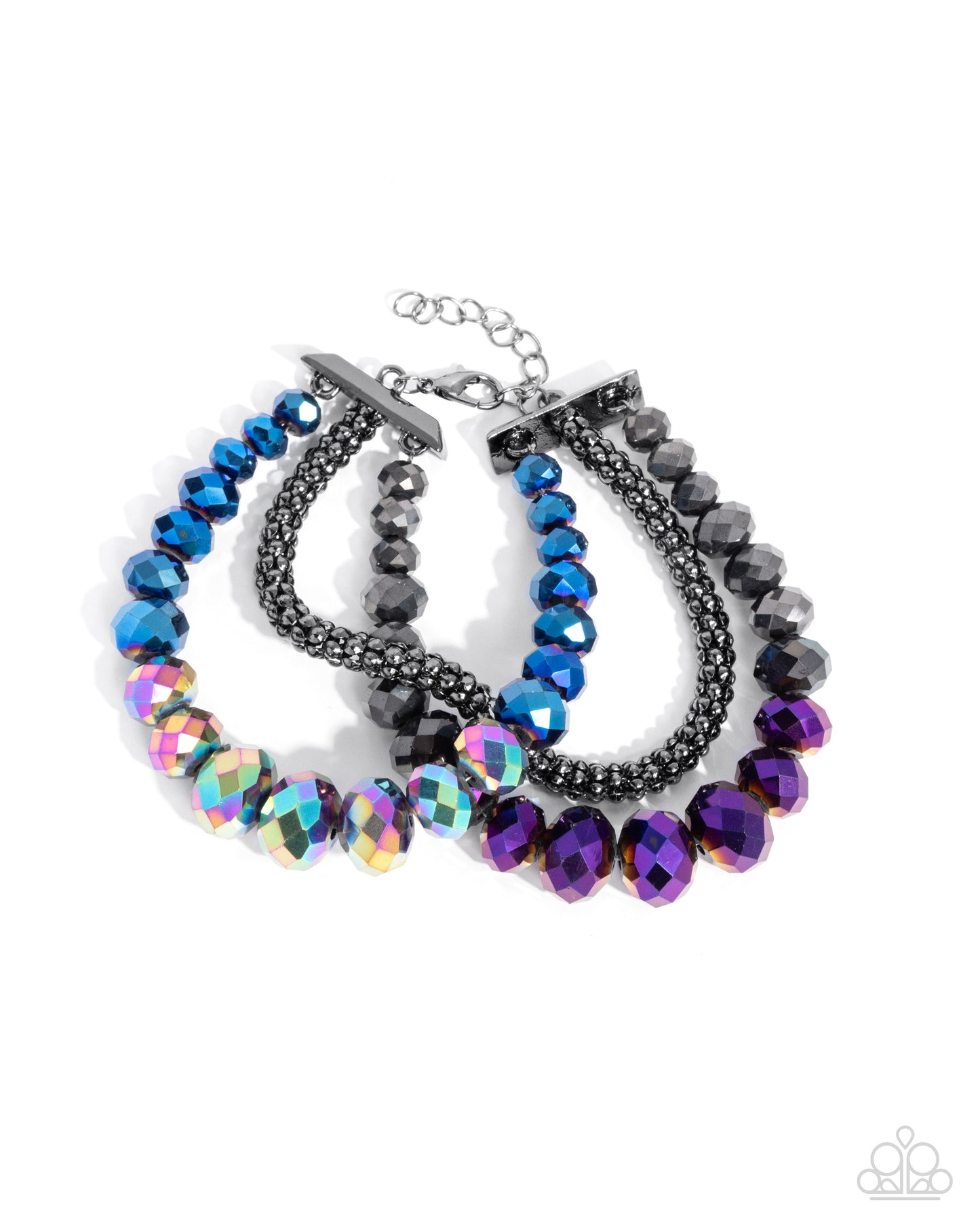 Truth Be BOLD - multi (gunmetal) - Paparazzi bracelet