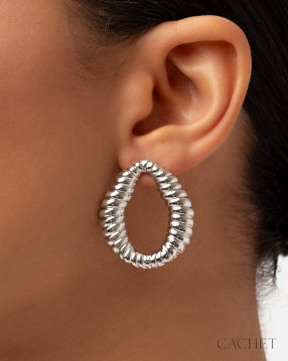 Tumulte - Cachet earrings - Cachet by Paparazzi