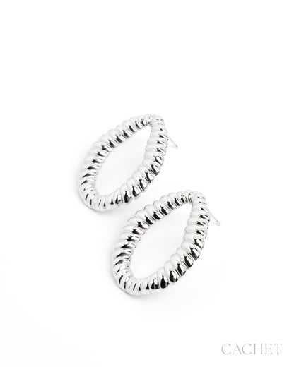Tumulte - Cachet earrings - Cachet by Paparazzi