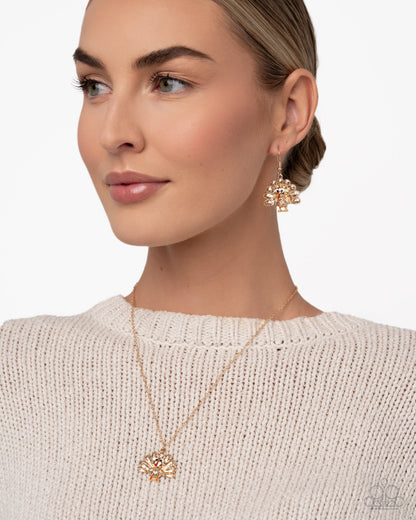 Turkey Tale - gold - Paparazzi Complete Look