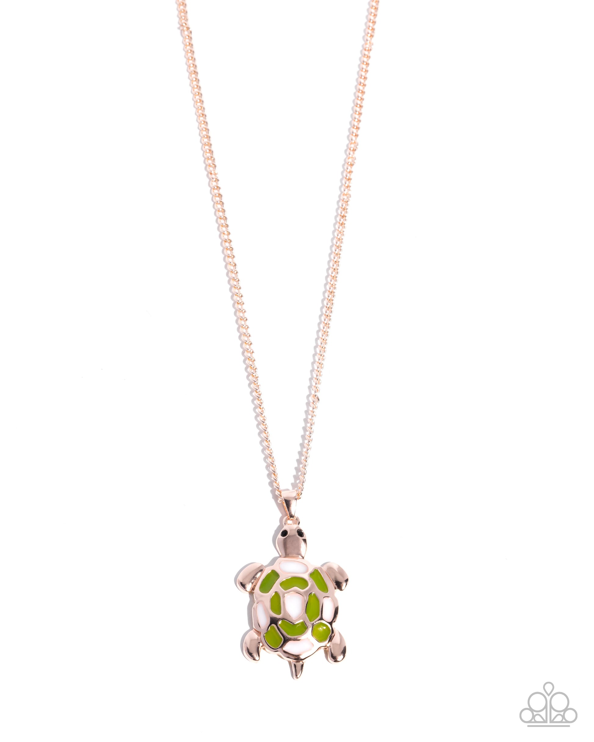 Turtle Tale - rose gold - Paparazzi necklace