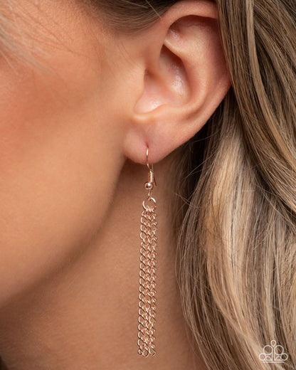 Turtle Tale - rose gold - Paparazzi necklace