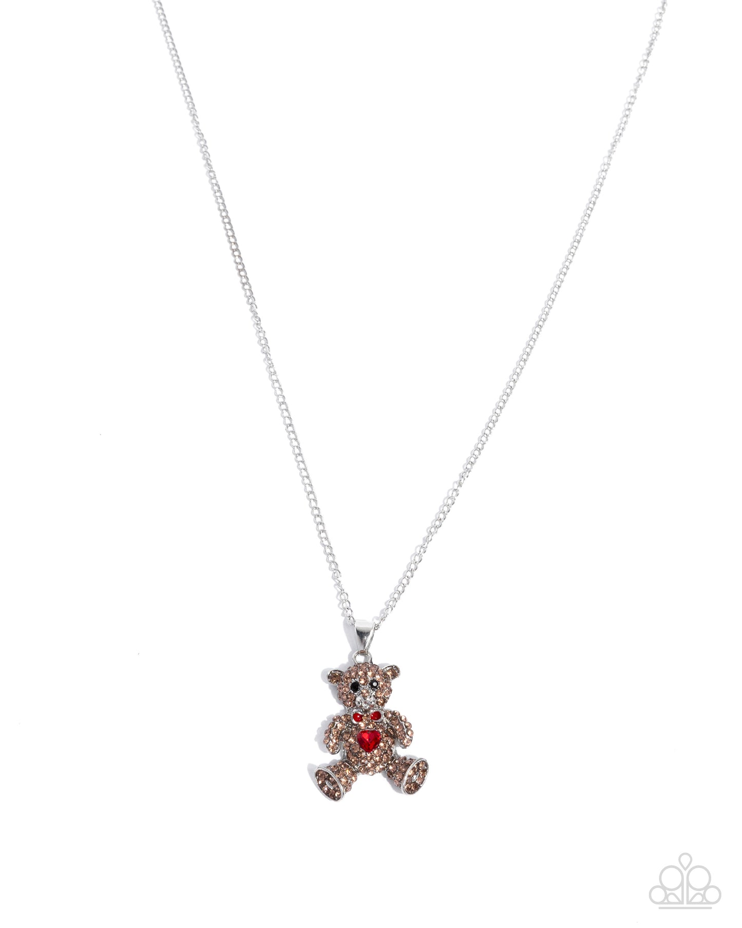 Twinkling Teddy - multi - Paparazzi necklace