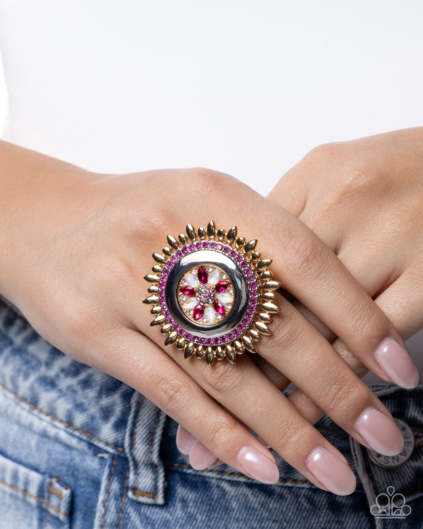 Twinkly Truth - pink - Paparazzi ring