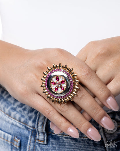 Twinkly Truth - pink - Paparazzi ring