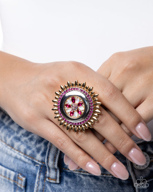 Twinkly Truth - pink - Paparazzi ring