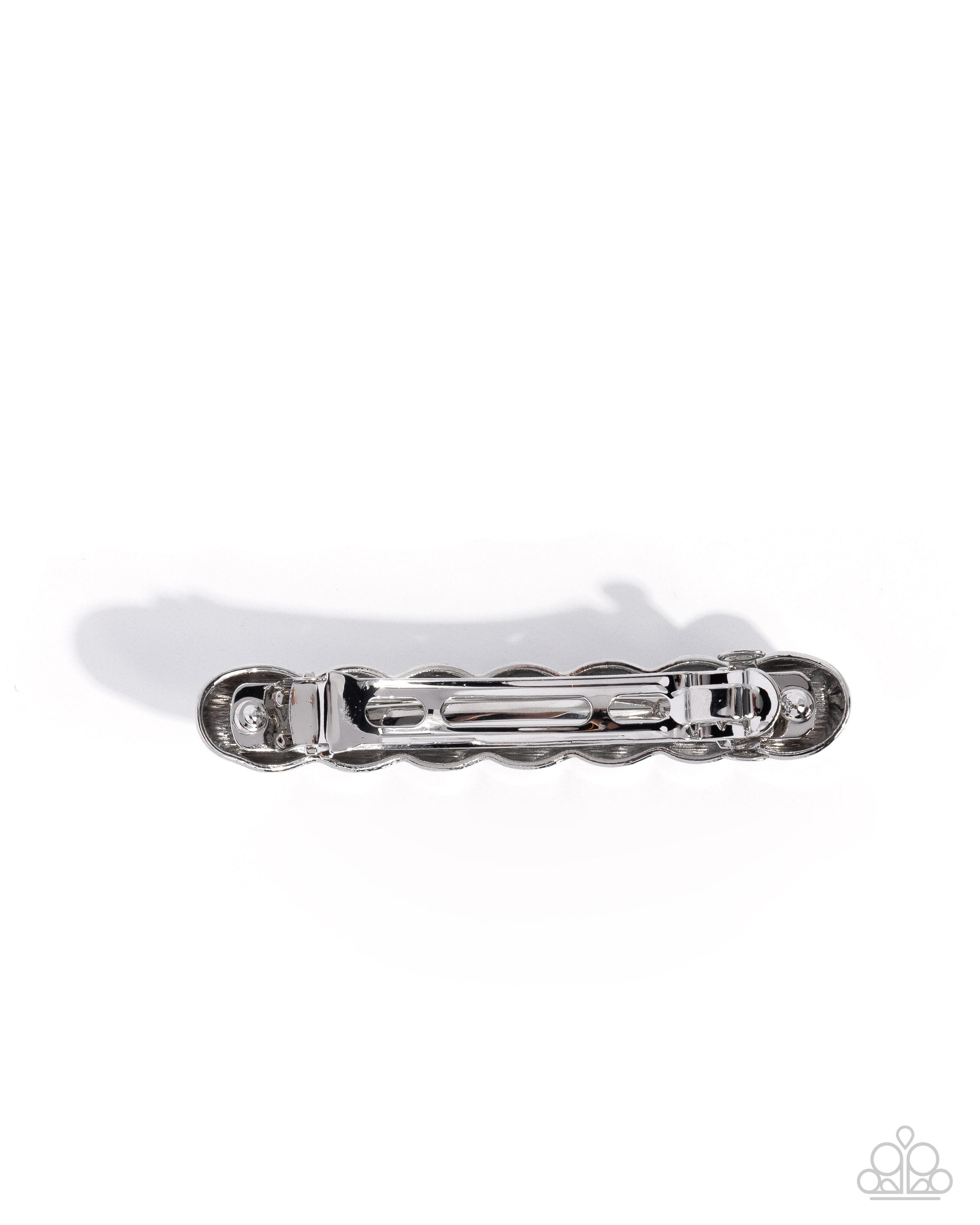 Twisted Trade - silver - Paparazzi hair clip