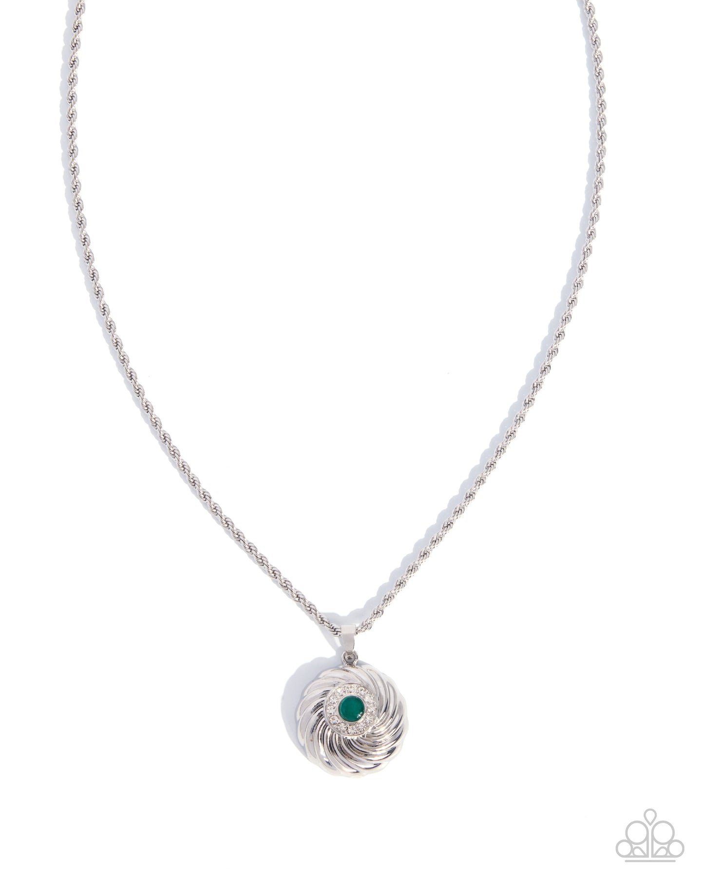 Twisted Troupe - green - Paparazzi necklace