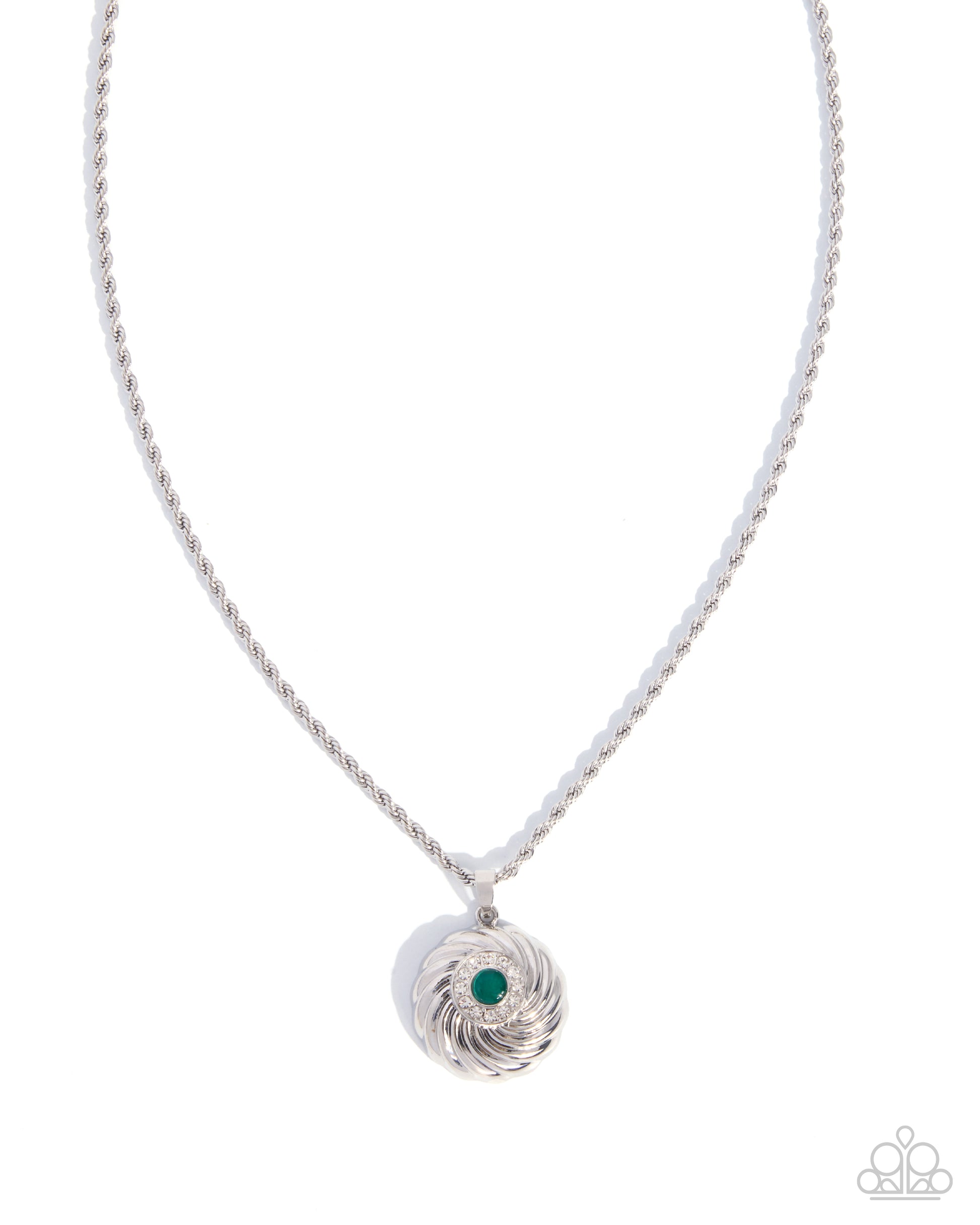 Twisted Troupe - green - Paparazzi necklace