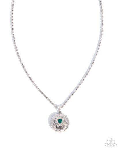 Twisted Troupe - green - Paparazzi necklace
