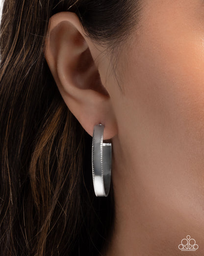Unapologetic Union - silver - Paparazzi earrings
