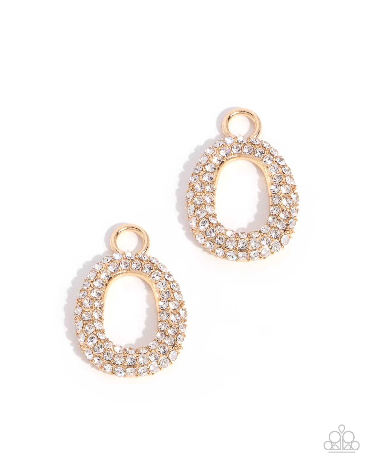 Unbound Elegance - gold - Paparazzi earring charms
