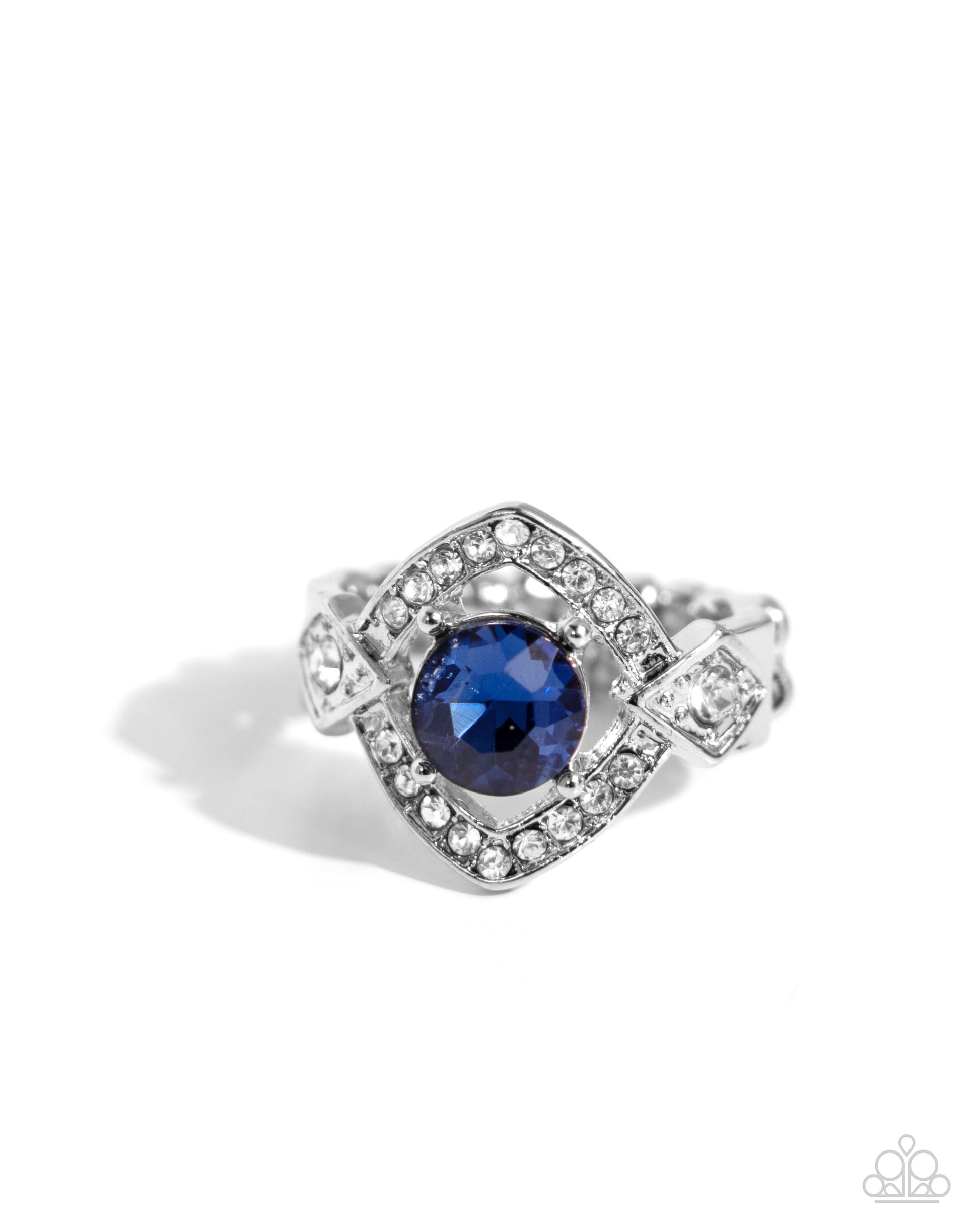 Undefeated Dazzle - blue - Paparazzi ring