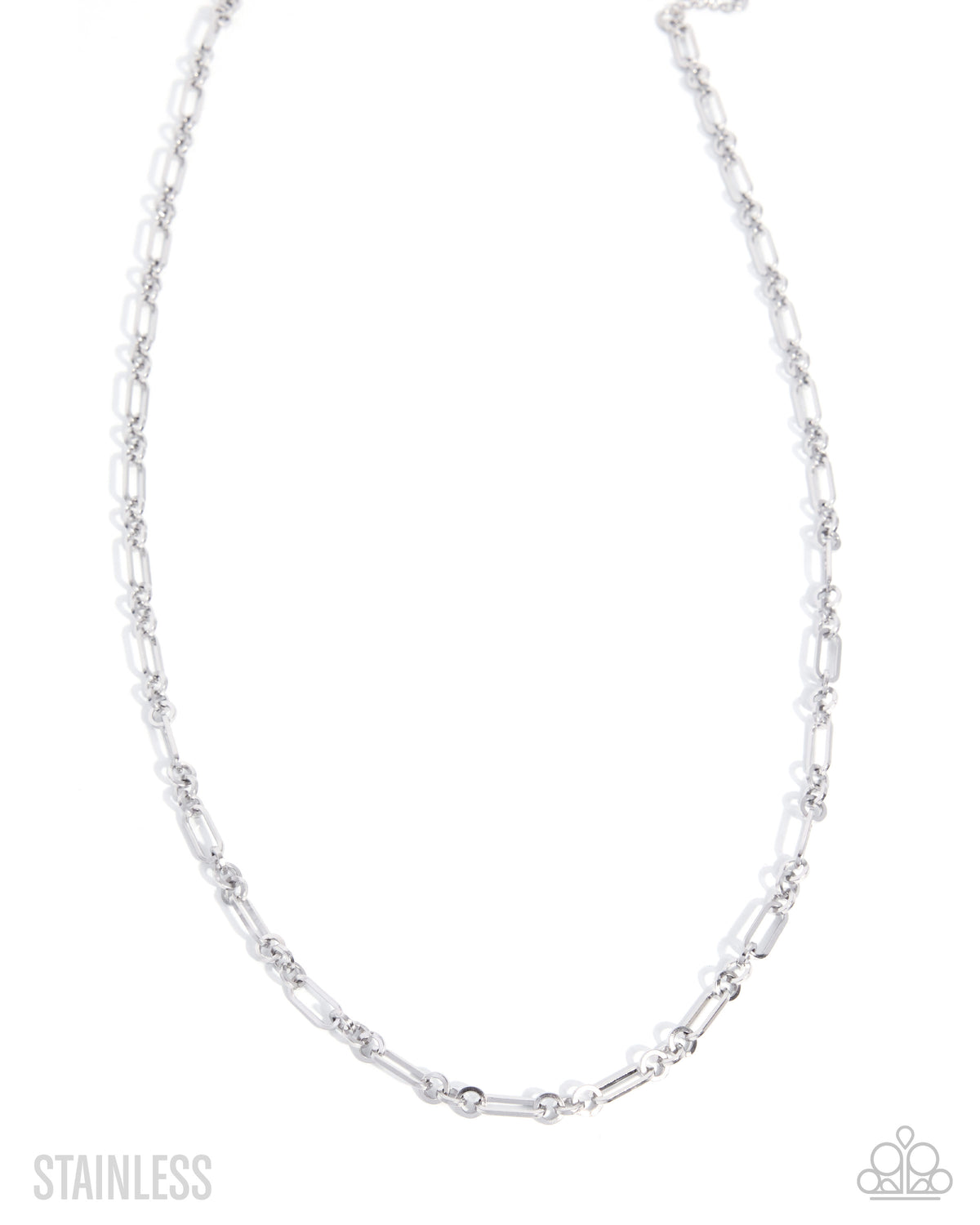 Undeniably Unique - silver - Paparazzi MENS necklace
