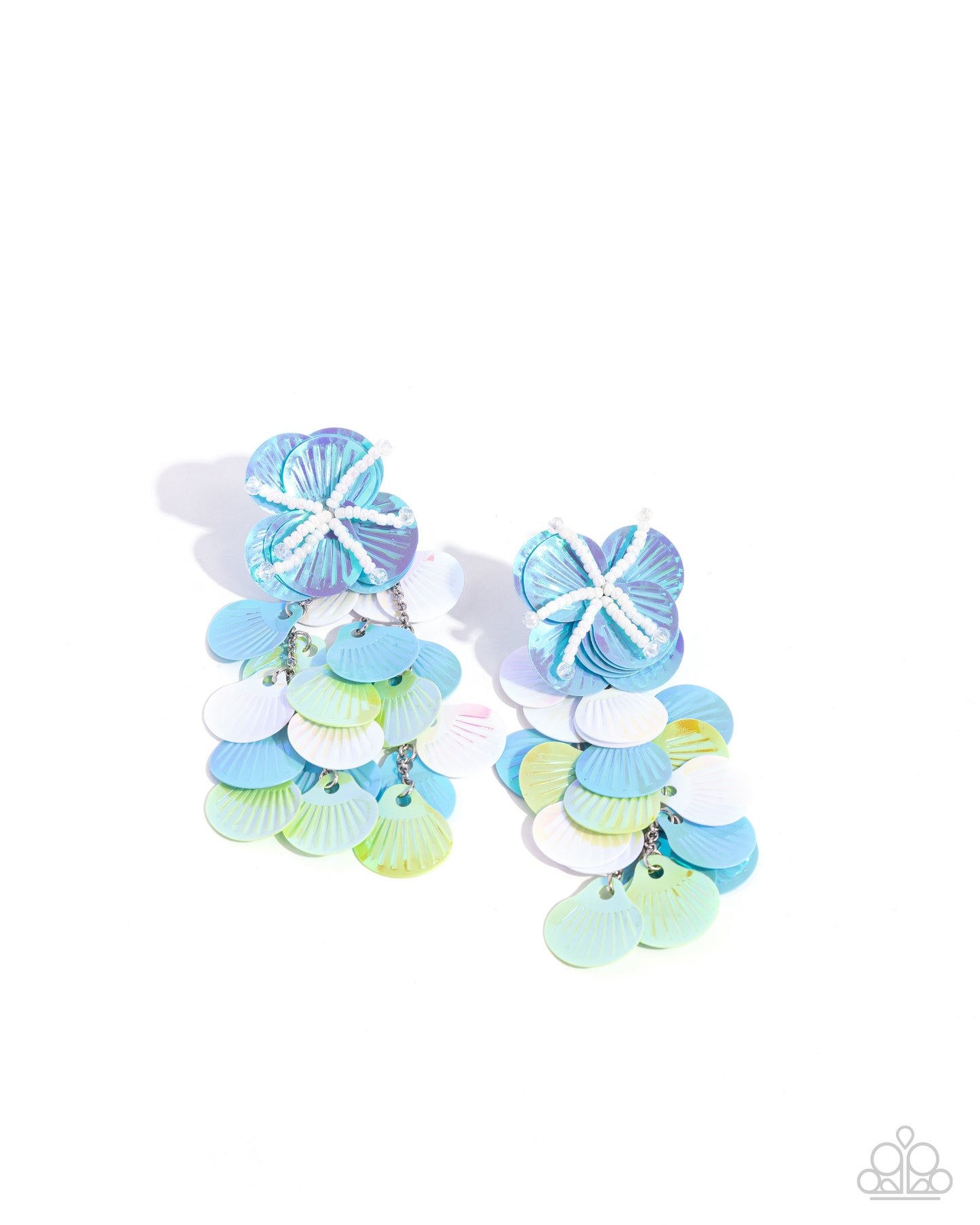 Under the Waves - blue - Paparazzi earrings