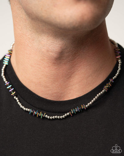 Unforgettably Urban - multi - Paparazzi MENS necklace