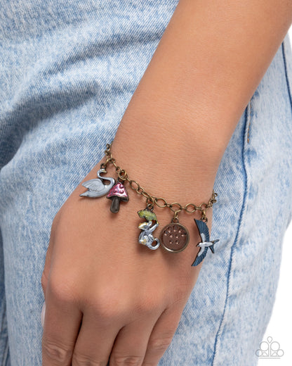 Unified Utopia - brass - Paparazzi bracelet