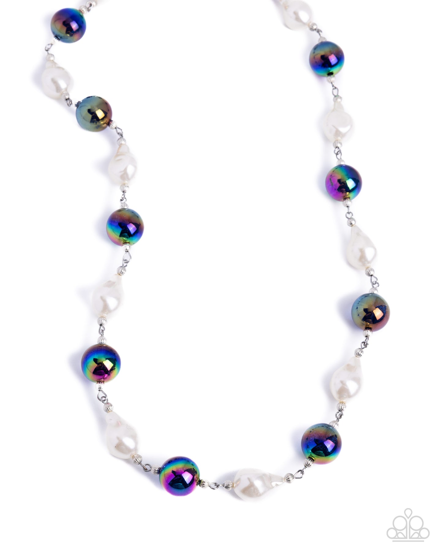 Universal Poise - blue - Paparazzi necklace