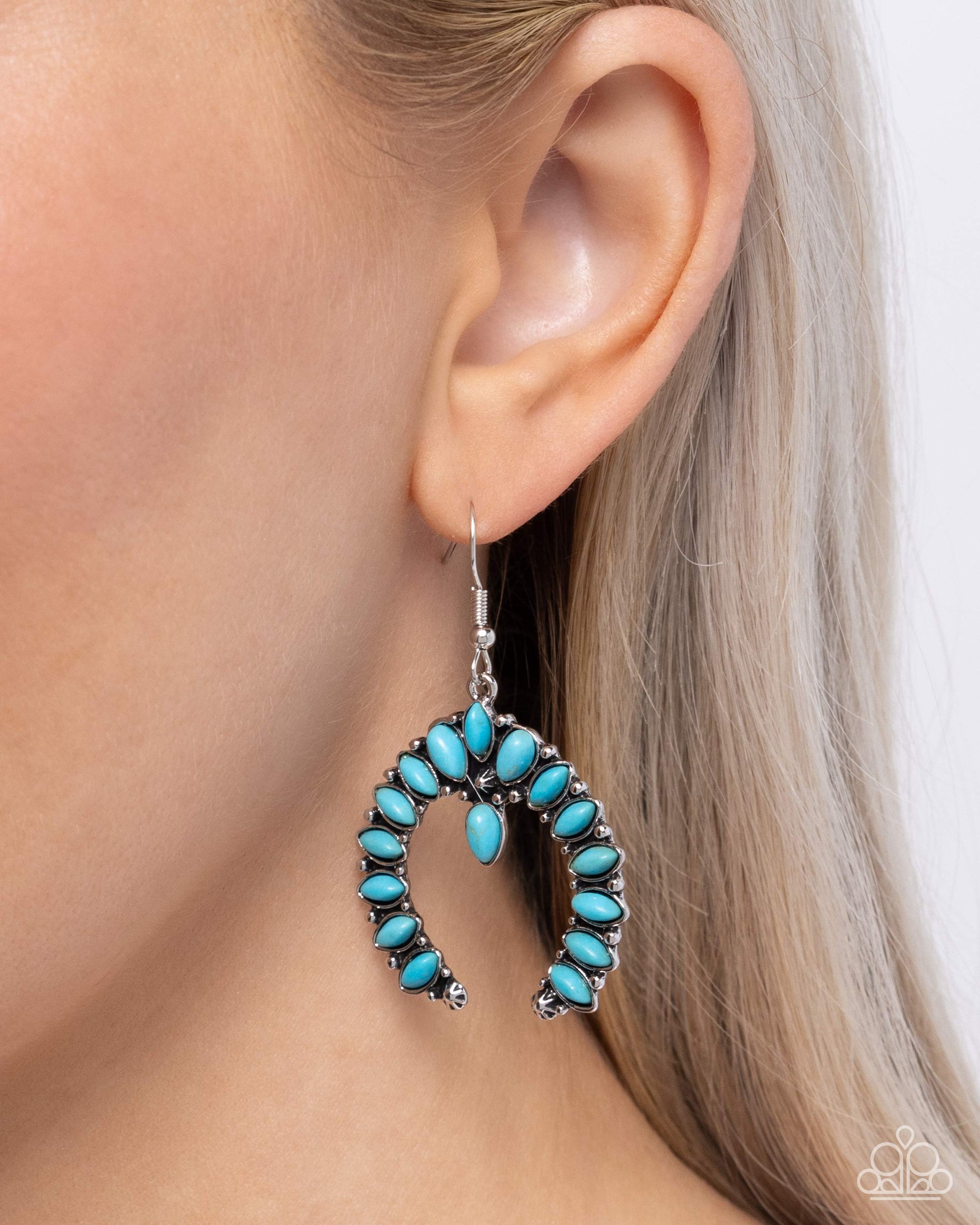 Universal Utopia - blue - Paparazzi earrings