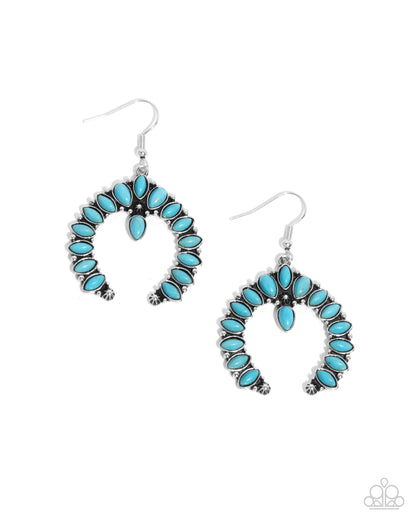 Universal Utopia - blue - Paparazzi earrings