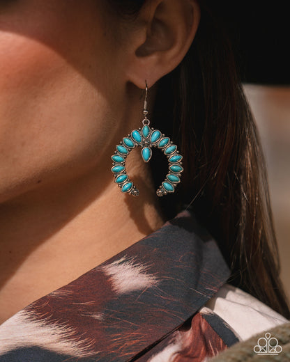 Universal Utopia - blue - Paparazzi earrings