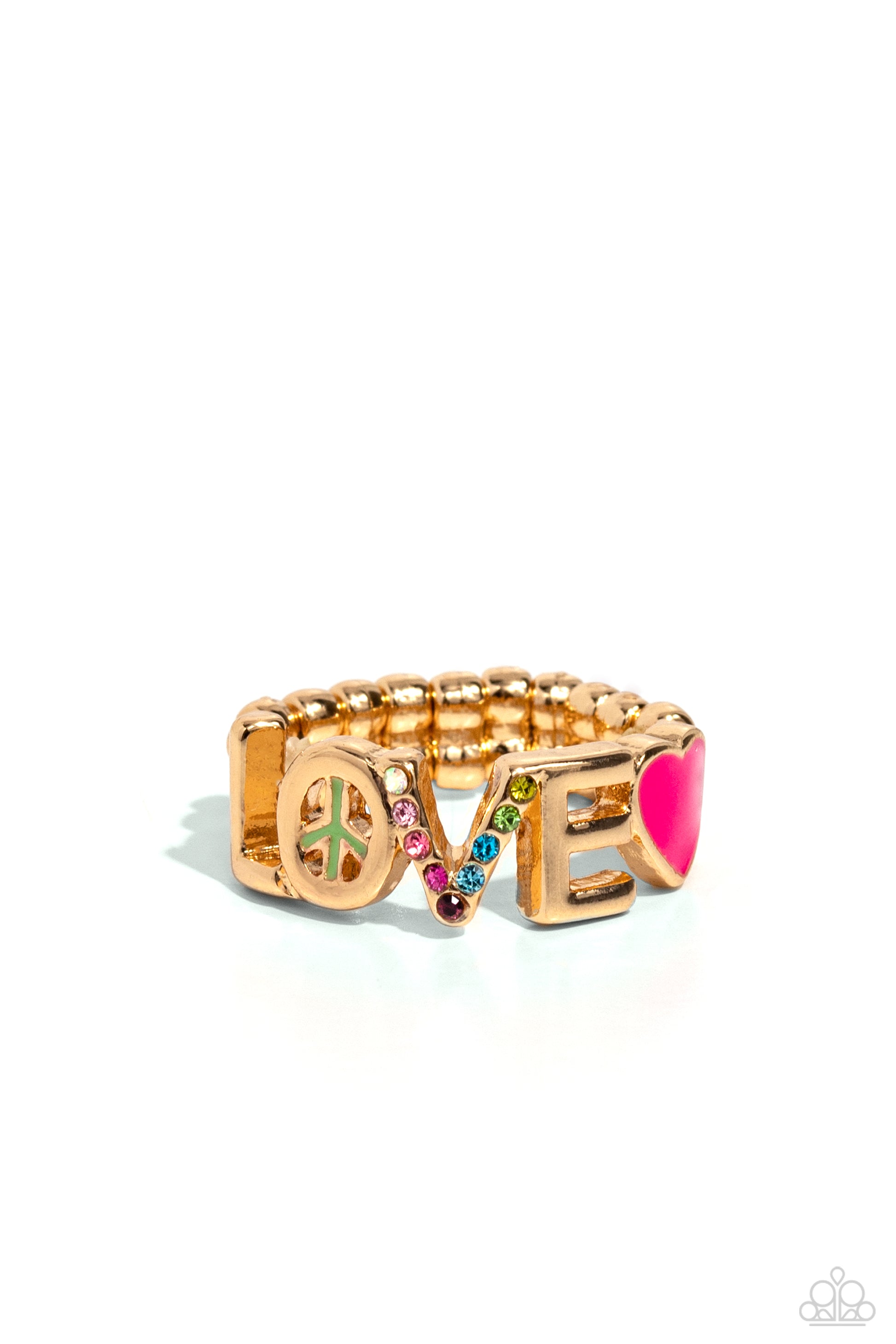 Unlimited Love - gold - Paparazzi ring