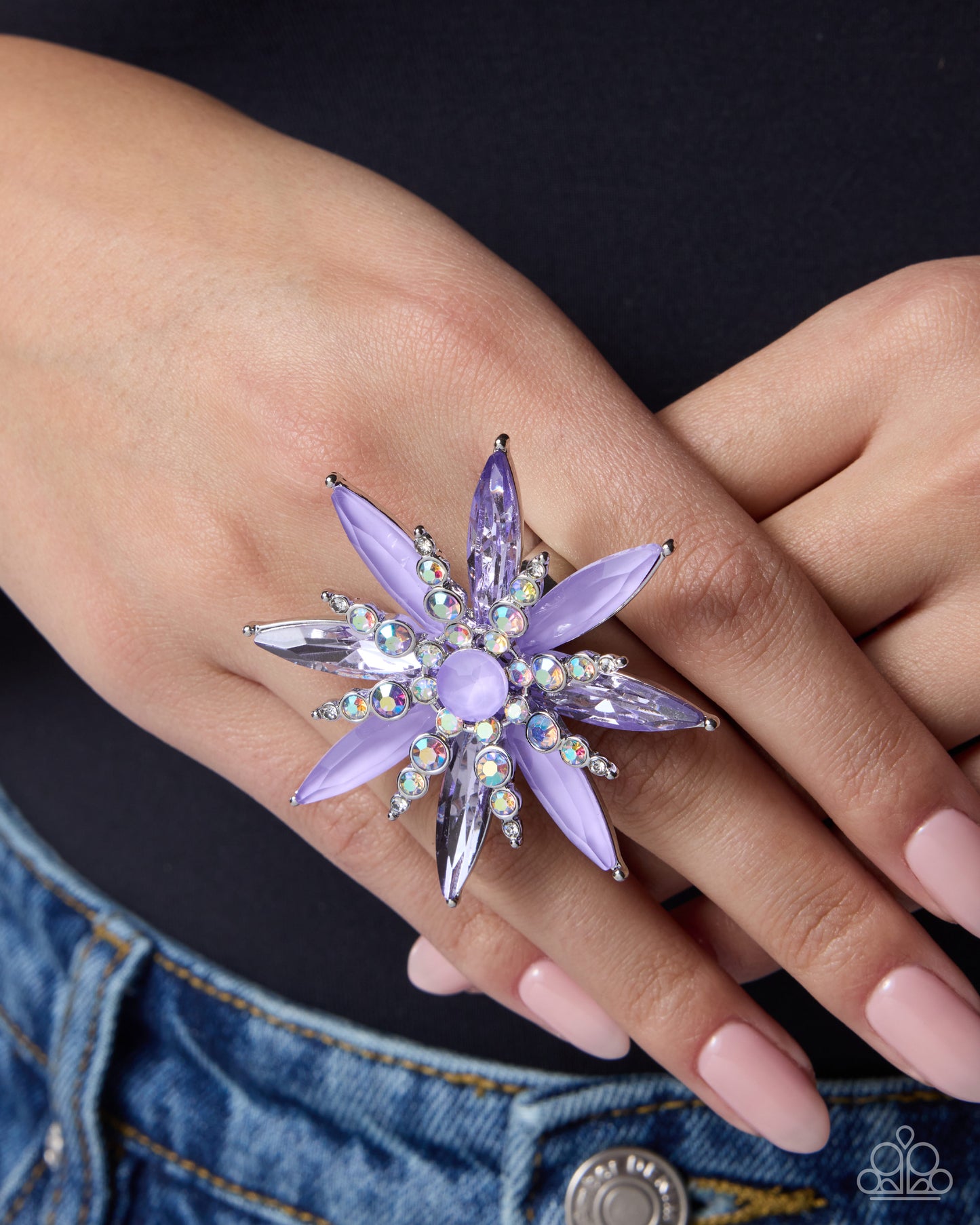 Unlimited Springtime - purple - Paparazzi ring