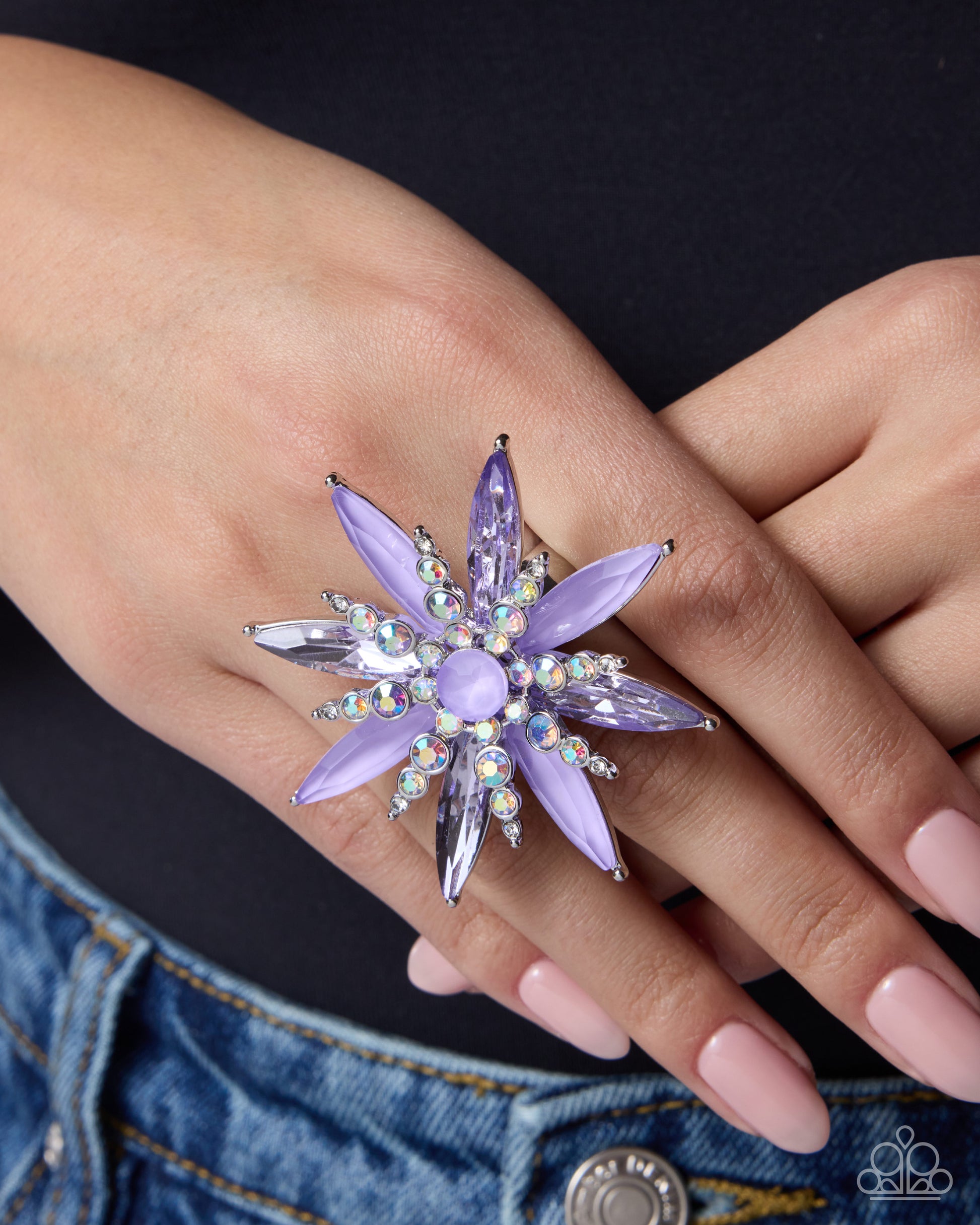 Unlimited Springtime - purple - Paparazzi ring