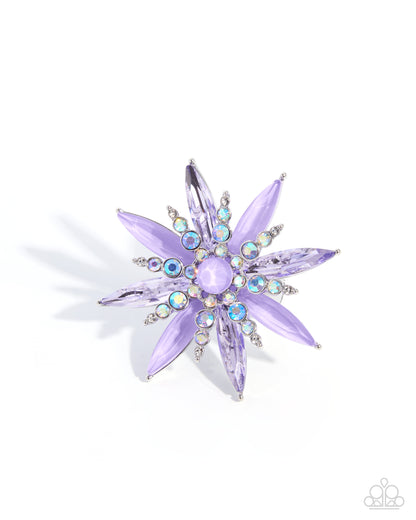 Unlimited Springtime - purple - Paparazzi ring