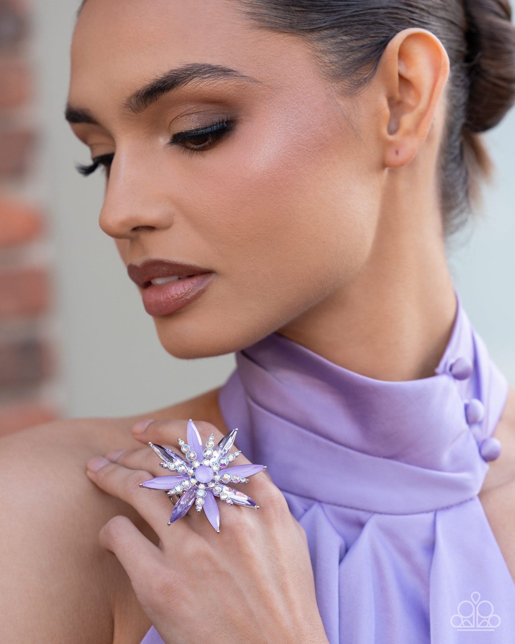 Unlimited Springtime - purple - Paparazzi ring