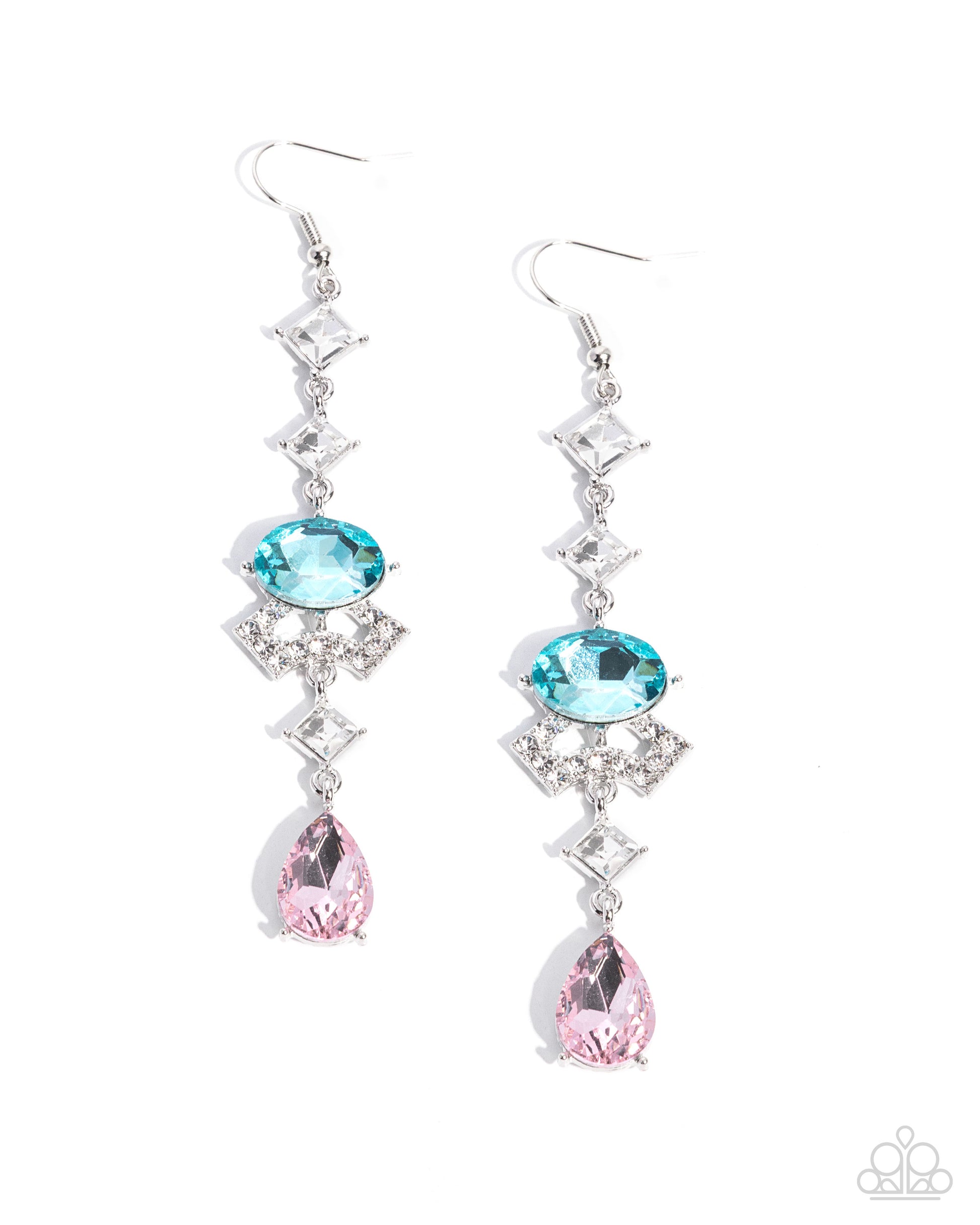 Unmatched Shimmer - multi - Paparazzi earrings