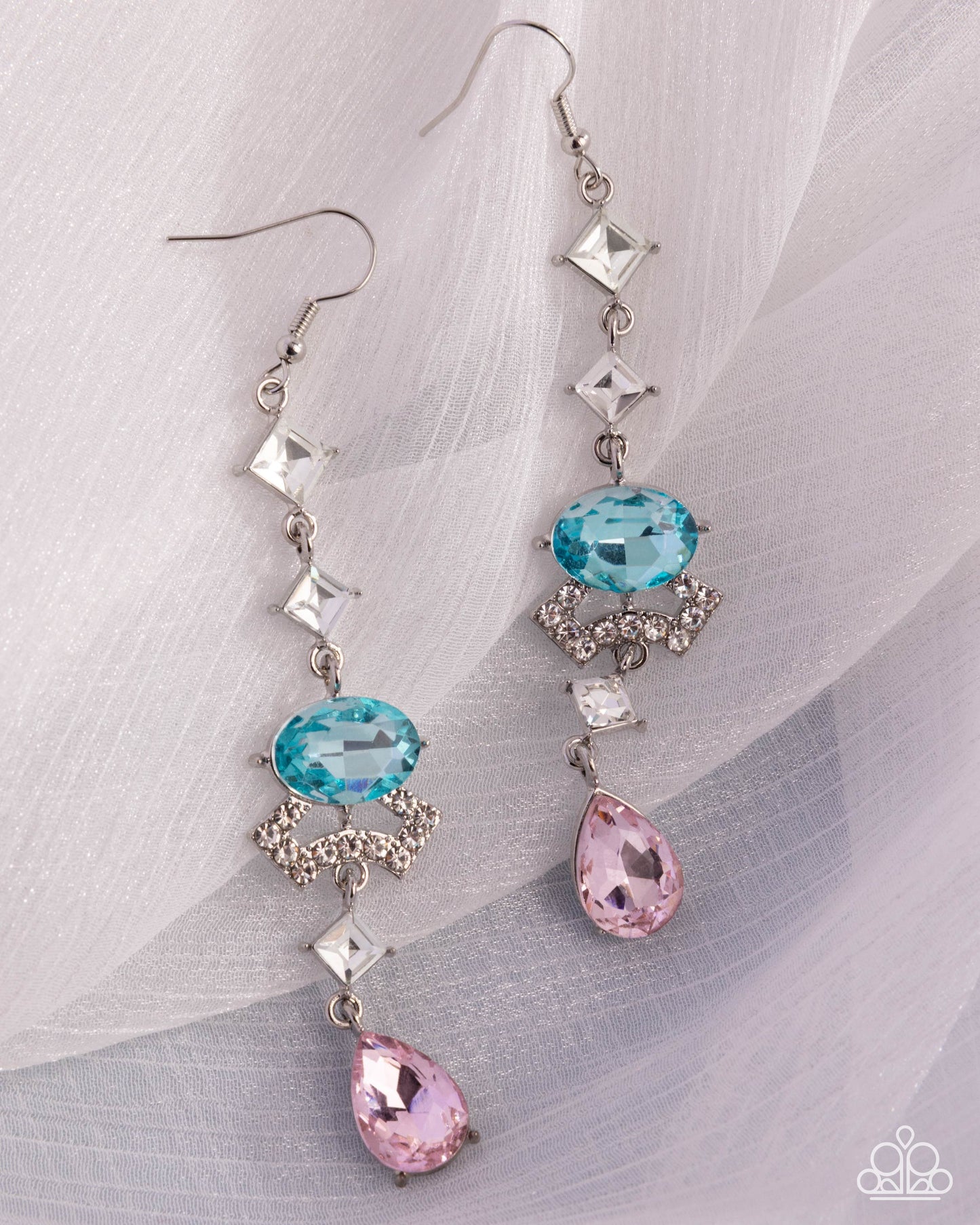Unmatched Shimmer - multi - Paparazzi earrings