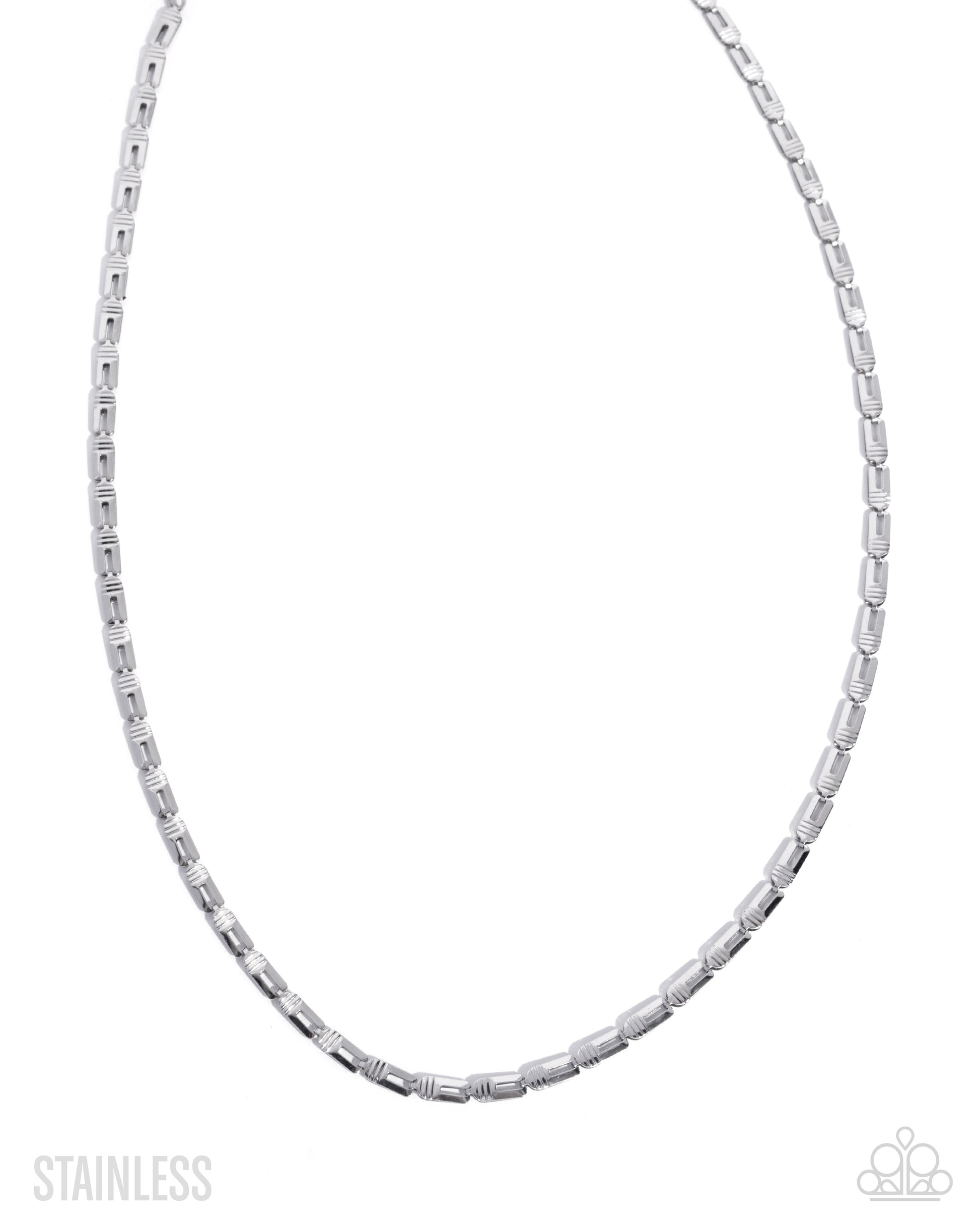 Unreal Urban - silver - Paparazzi MENS necklace