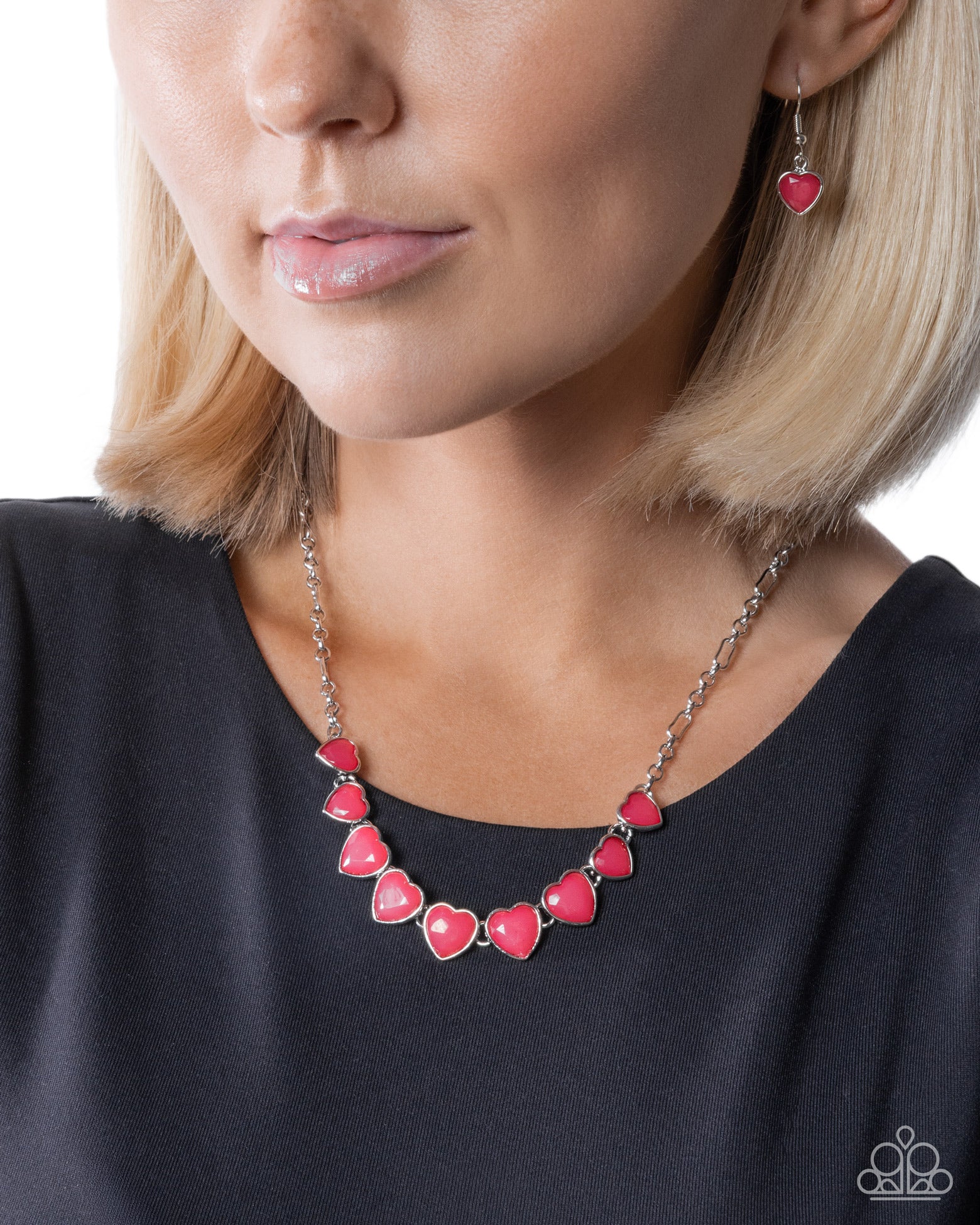 Unrequited Affection - pink - Paparazzi necklace