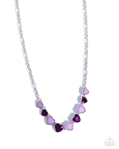 Unrequited Affection - purple - Paparazzi necklace