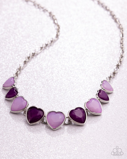 Unrequited Affection - purple - Paparazzi necklace