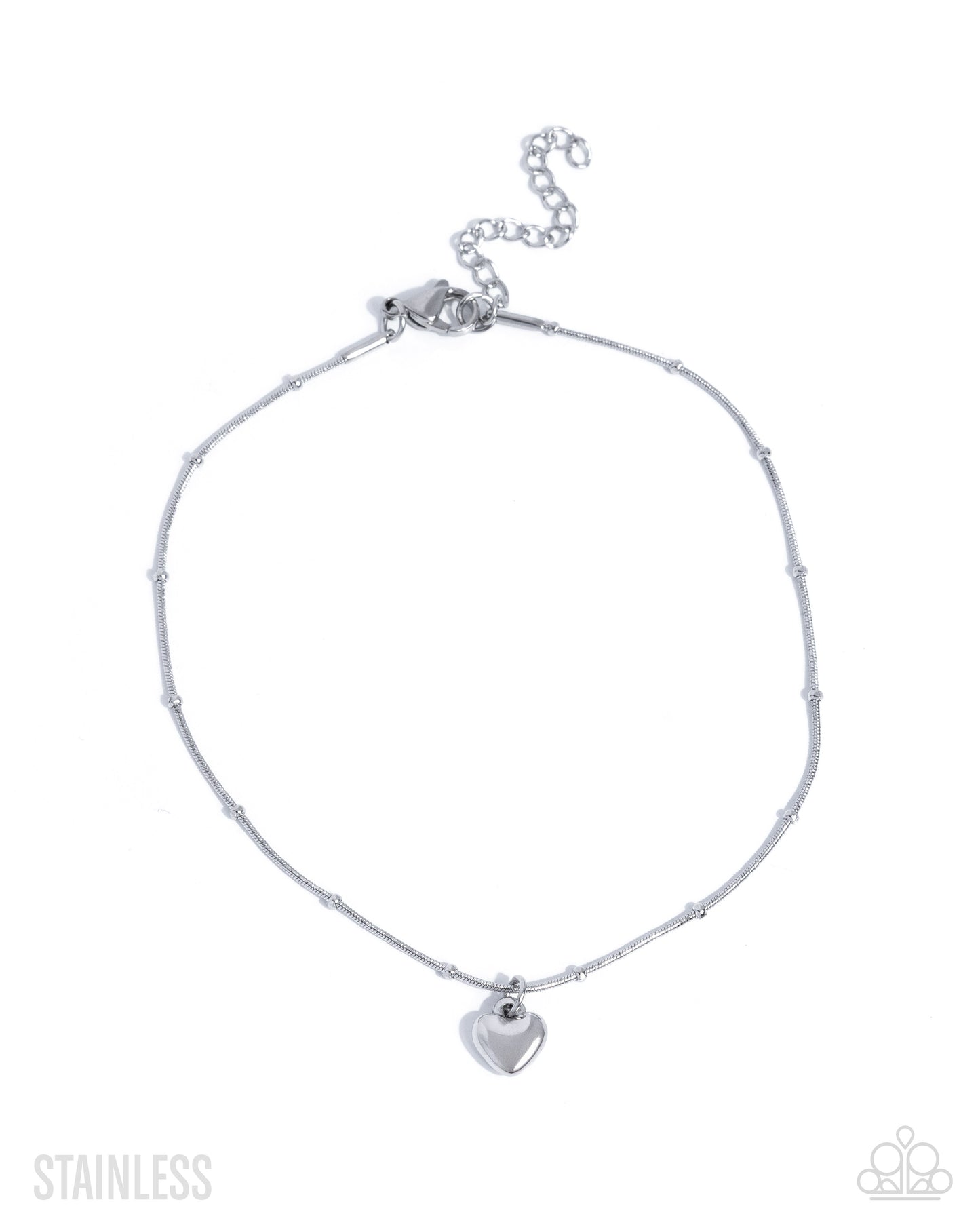 Unrequited Crush - silver - Paparazzi anklet