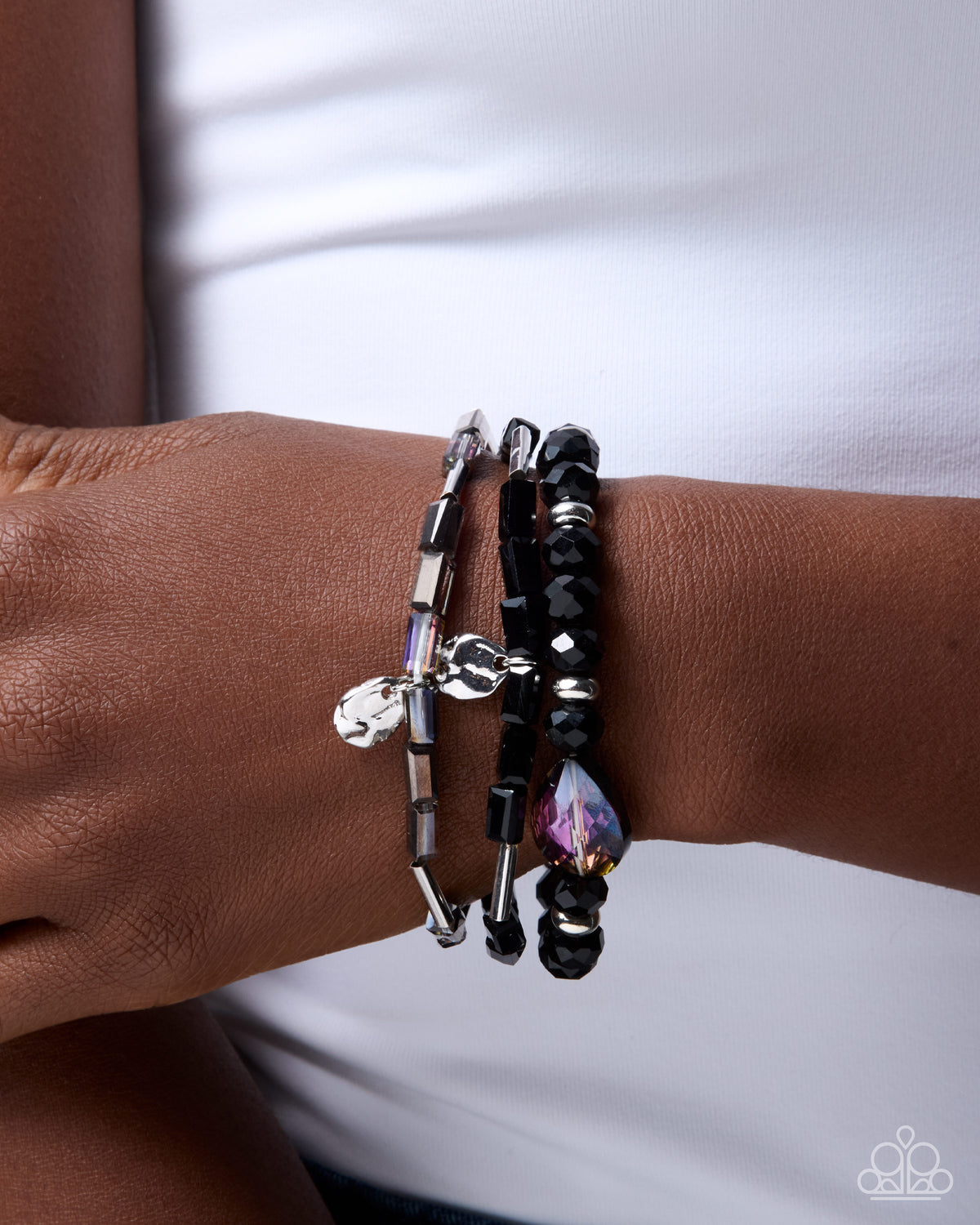 Up for the Challenge - black - Paparazzi bracelet